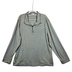 Calvin Klein 1/4 Zip Pullover Mens XXL hipster career Dad preppy Long sleeves